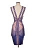 Wow Couture Graphic Blue Cocktail Dress Size S - photo 2