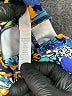 Lularoe Print Blue Active Pants Size S (kids) - photo 4