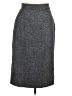Pendleton Chevron-herringbone Gray Wool Skirt Size 6 - photo 1