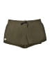 Avia Solid Green Athletic Shorts Size L - photo 1
