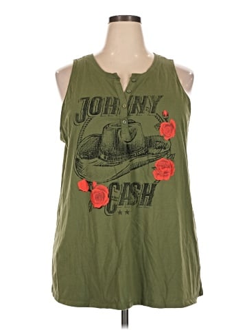 Johnny Cash Sleeveless T-Shirt (view 1)