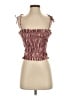 Zara Burgundy Sleeveless Top Size S - photo 1