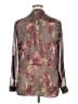 Kut from the Kloth 100% Polyester Floral Gray Long Sleeve Blouse Size XL - photo 2