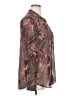Kut from the Kloth 100% Polyester Floral Gray Long Sleeve Blouse Size XL - photo 4