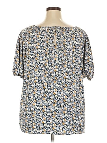 LC Lauren Conrad Short Sleeve Blouse (view 2)