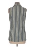City Triangles Gray Sleeveless Button-Down Shirt Size 7 - photo 2