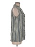City Triangles Gray Sleeveless Button-Down Shirt Size 7 - photo 4