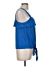 1.State 100% Polyester Blue Sleeveless Blouse Size M - photo 4