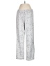 Charter Club Paisley Silver Casual Pants Size S - photo 1