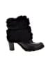 Schutz 100% Leather Black Ankle Boots Size 5 - photo 1