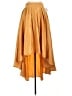 Unbranded 100% Polyester Solid Gold Casual Skirt Size L - photo 1