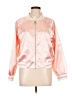 Judith March 100% Polyester Metallic Pink Jacket Size L - photo 1