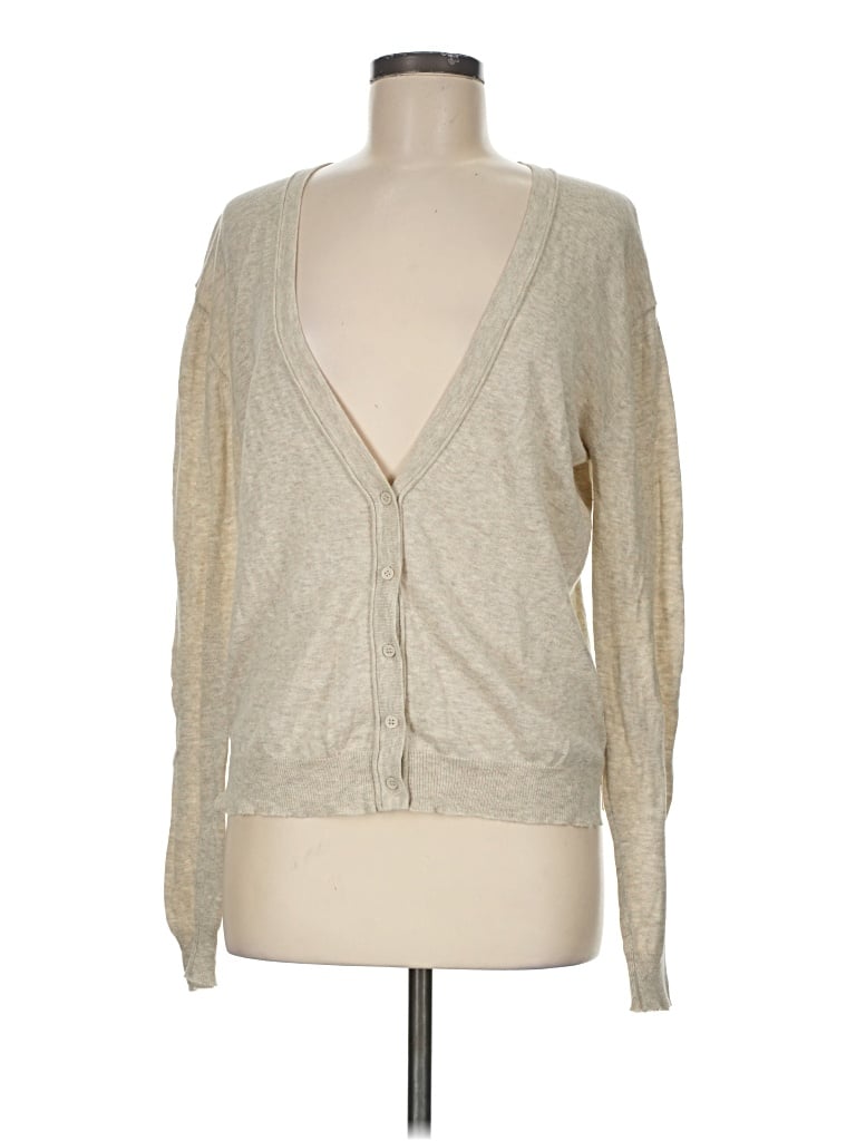 Pre-owned Abound Cardigan Sweater In Tan