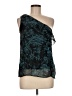 Eclair Teal Sleeveless Blouse Size M - photo 1