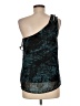 Eclair Teal Sleeveless Blouse Size M - photo 2