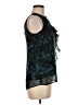 Eclair Teal Sleeveless Blouse Size M - photo 4
