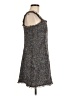 Aqua 100% Polyester Tweed Gray Cocktail Dress Size M - photo 4