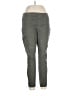 Lands' End Solid Gray Cargo Pants Size 16 (petite) - photo 1