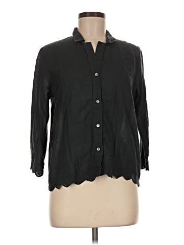 Velvet by Graham & Spencer 3/4 Sleeve Button-Down Shirt (view 1)