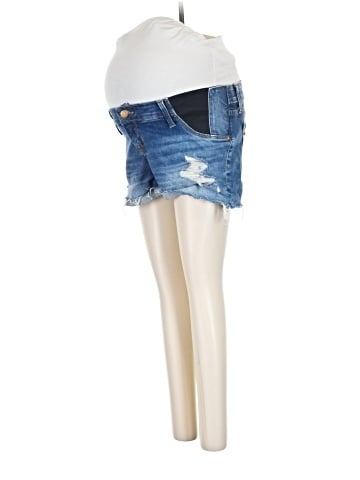 Isabel Maternity Denim Shorts (view 1)
