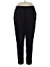 Adidas 100% Polyester Solid Black Track Pants Size XL - photo 1