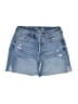 Old Navy Blue Denim Shorts Size 6 - photo 1