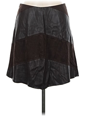 Zara Basic Faux Leather Skirt (view 1)