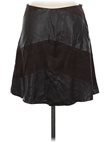 Zara Basic Faux Leather Skirt (view 2)