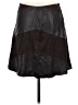 Zara Basic Black Faux Leather Skirt Size M - photo 2