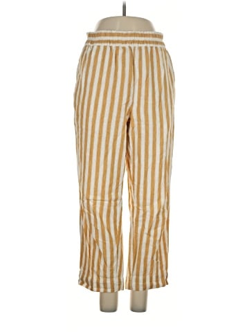 Madewell Tapered Huston Pull-On Crop Pants in Stripe (view 1)