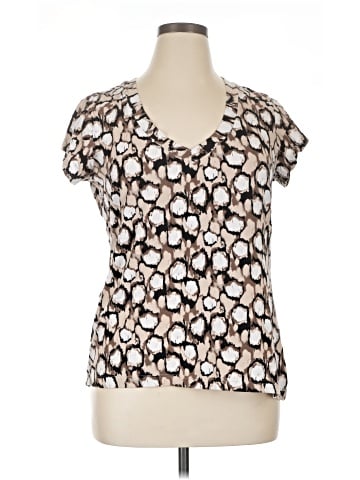 Apostrophe Short Sleeve Blouse (view 1)