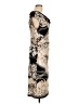 Connected Apparel Animal Print Tan Ivory Cocktail Dress Size 12 - photo 4