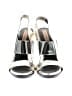 Reed Krakoff Graphic Silver Sandals Size EU (IT) 37 1/2 / US 7 1/2 - photo 2