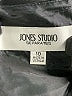 Jones Studio 100% Polyester Solid Black Cocktail Dress Size 10 - photo 7