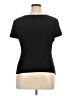 Chaps Black Short Sleeve Top Size XL - photo 2