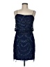 Aidan Mattox 100% Polyester Stars Blue Cocktail Dress Size 6 - photo 1