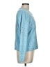 Talbots 100% Cotton Polka Dots Blue Cardigan Size L - photo 4