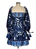 Alexis Blue Cocktail Dress Size M - photo 2