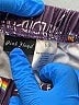 Pink Floyd Hearts Purple Athletic Shorts Size S - photo 3