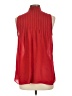 Parker 100% Polyester Red Sleeveless Blouse Size L - photo 2