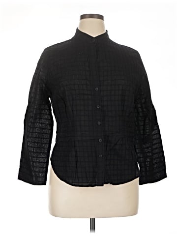 Jones New York Sport 3/4 Sleeve Button-Down Shirt (view 1)
