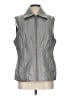 Chico's 100% Polyester Gray Vest Size Lg (2) - photo 1