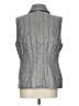 Chico's 100% Polyester Gray Vest Size Lg (2) - photo 2