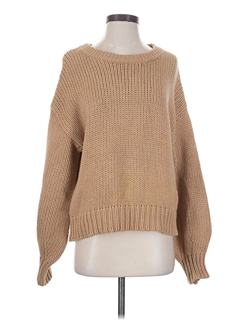 Pre-owned Et Clet Pullover Sweater In Tan