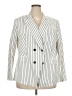 1.State 100% Cotton Stripes Ivory Blazer Size 18 - photo 1