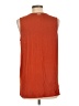 MICHAEL Michael Kors 100% Polyester Orange Sleeveless Top Size L - photo 2