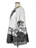 Calessa 100% Polyester Silver 3/4 Sleeve Blouse Size XL - photo 5