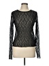 Lucky Brand Black Long Sleeve Top Size L - photo 1