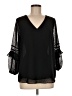 Calvin Klein Black 3/4 Sleeve Blouse Size M - photo 1