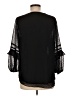 Calvin Klein Black 3/4 Sleeve Blouse Size M - photo 2